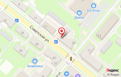 Ярд на Советской улице на карте