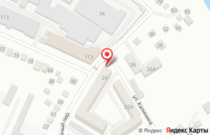 Ремонтная мастерская в Кооперативном переулке на карте