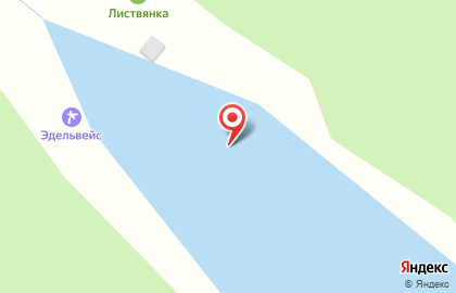 База отдыха Листвянка на карте