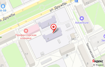 Детский сад №272 в Мотовилихинском районе на карте
