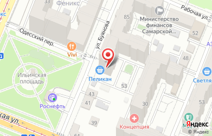 Супермаркет Белый Пеликан в Железнодорожном районе на карте
