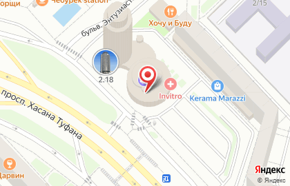 Потребительский кооператив Доступное жилье-автомобиль на проспекте Хасана Туфана на карте