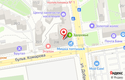 ГК РосЖилСтрой, ООО, новостройки на бульваре Комарова на карте