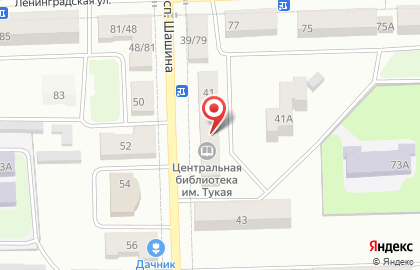 Лениногорская центральная библиотека им. Габдуллы Тукая на карте