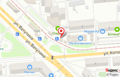 Фирменный продуктовый магазин Ирмень на площади Карла Маркса на карте