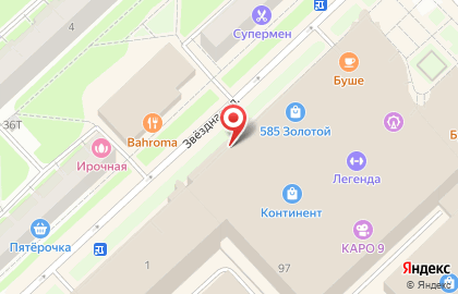 Магазин бижутерии Jolly в Московском районе на карте