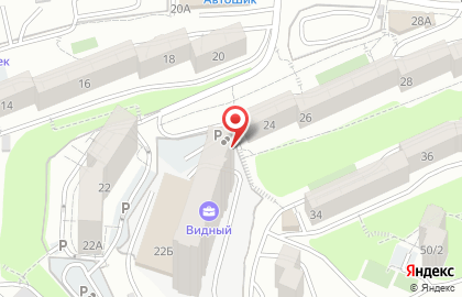 Автостоянка во Владивостоке на карте