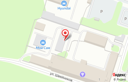 Мемориальная компания Некрополь Плюс на улице Швейников на карте