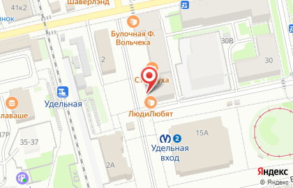 Пекарня Люди Любят на Удельном проспекте на карте