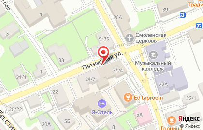 Типография Микс на улице Симановского на карте
