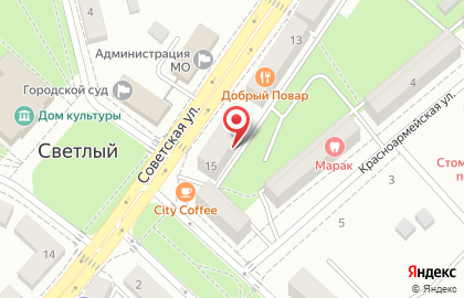 Макей на Советской улице на карте