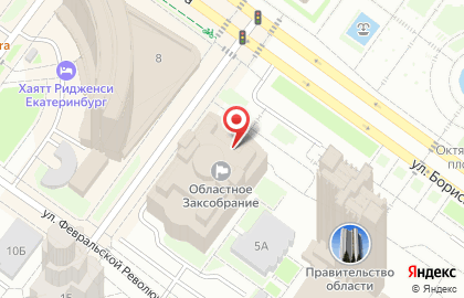 Счетная палата Свердловской области на карте