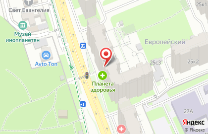 Аптека Планета здоровья в Домодедово, на Лунной улице на карте