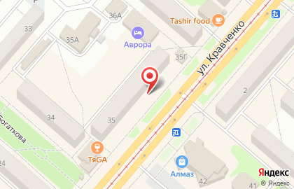Алкомаркет Серебряный шар в Красноярске на карте