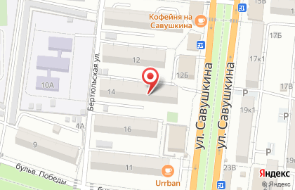 Магазин Ставропольские колбасы и деликатесы на улице Савушкина на карте