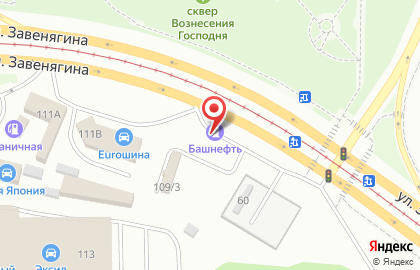 Башнефть-Розница на проспекте Ленина на карте