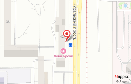 Салон штор Ажур на Уральском проспекте на карте
