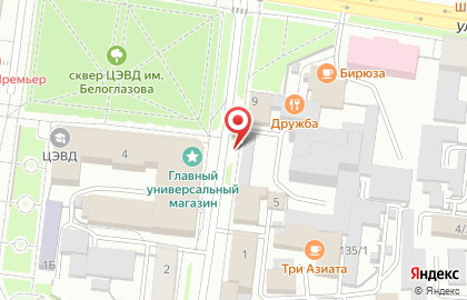 Магазин Винный мир в Благовещенске на карте