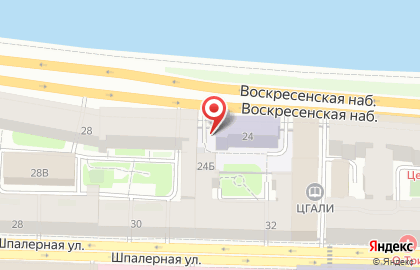 Дом детского творчества Преображенский на Воскресенской набережной на карте