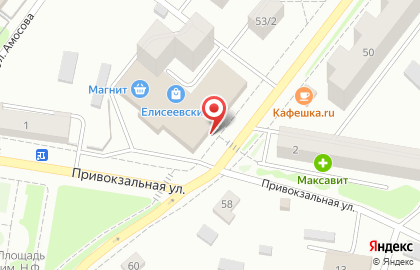 Торговый центр Елисеевский на карте