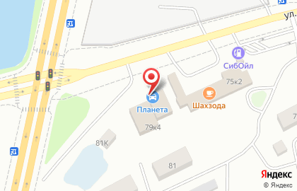 Магазин автозапчастей Планета на улице Дежнева на карте