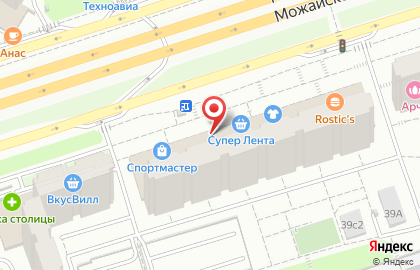 Магазин колбасных изделий Рублёвский на Можайском шоссе на карте
