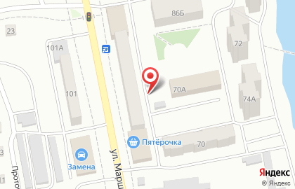 Парикмахерская на ул. Маршала Жукова, 86 на карте