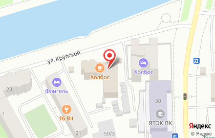 Служба заказа транспорта НонСтоп на улице Крупской на карте