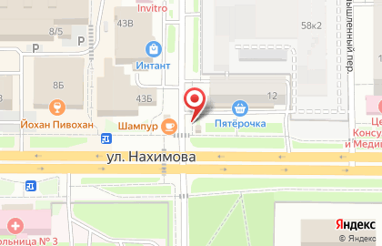 Киоск по продаже фруктов и овощей в Томске на карте