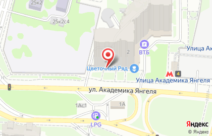 Мини-маркет Мини-маркет на улице Академика Янгеля на карте