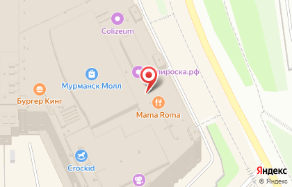 Итальянский ресторан Мама Рома на карте