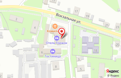 Отель Торжок на карте