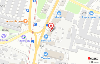 Продуктовый магазин Авангард на улице Танкистов на карте