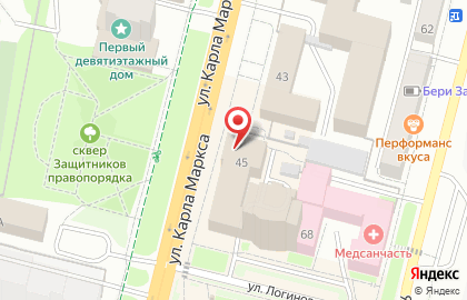 Следственное управление МВД по Чувашской Республике в Чебоксарах на карте