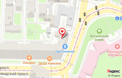 Банкомат СМАРТБАНК, филиал в г. Санкт-Петербурге на карте