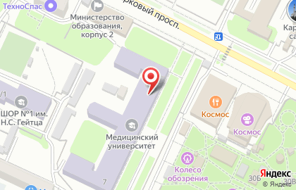 ОАО Банкомат, Газпромбанк на Парковом проспекте на карте