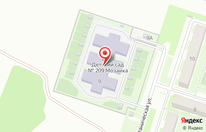 Детский сад Мозаика на Ботанической улице на карте