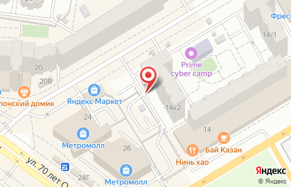 Специализированный магазин-ателье Мех для всех в Кировском районе на карте
