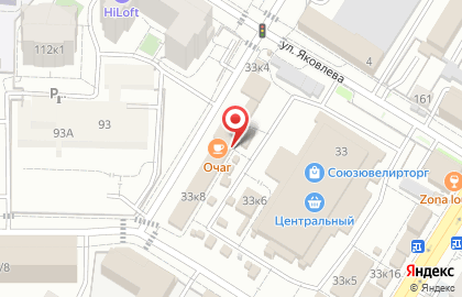Магазин фруктов и овощей Дары на карте