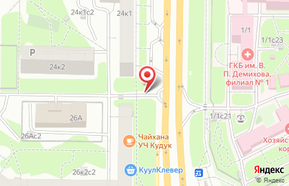 Киоск печатной продукции У метро на улице Симоновский Вал на карте