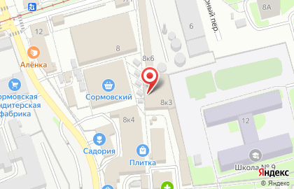 Магазин рыбной продукции BagirovFISH в Сормовском районе на карте