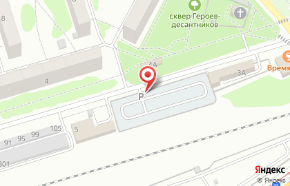 Автостоянка в Орле на карте