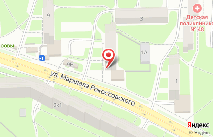 Вера на улице Маршала Рокоссовского на карте