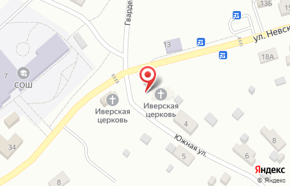 Храм Иверской иконы Божией Матери в Калининграде на карте