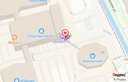 Магазин-ателье Кутюрье на Балканской площади на карте