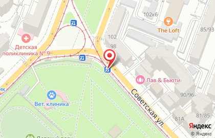 Рыбное место на Советской улице на карте