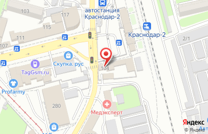 Шиномонтажная мастерская на улице Гаврилова П.М. на карте