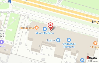 Салон Мебельбург в Нижнем Новгороде на карте