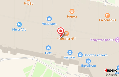 Ювелирный салон ЭПЛ Якутские бриллианты в ТЦ Авиапарк на карте