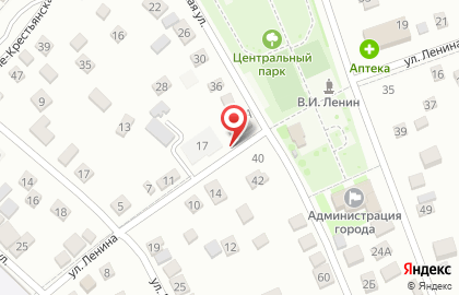 Почтовое отделение №160, г. Краснослободск на карте